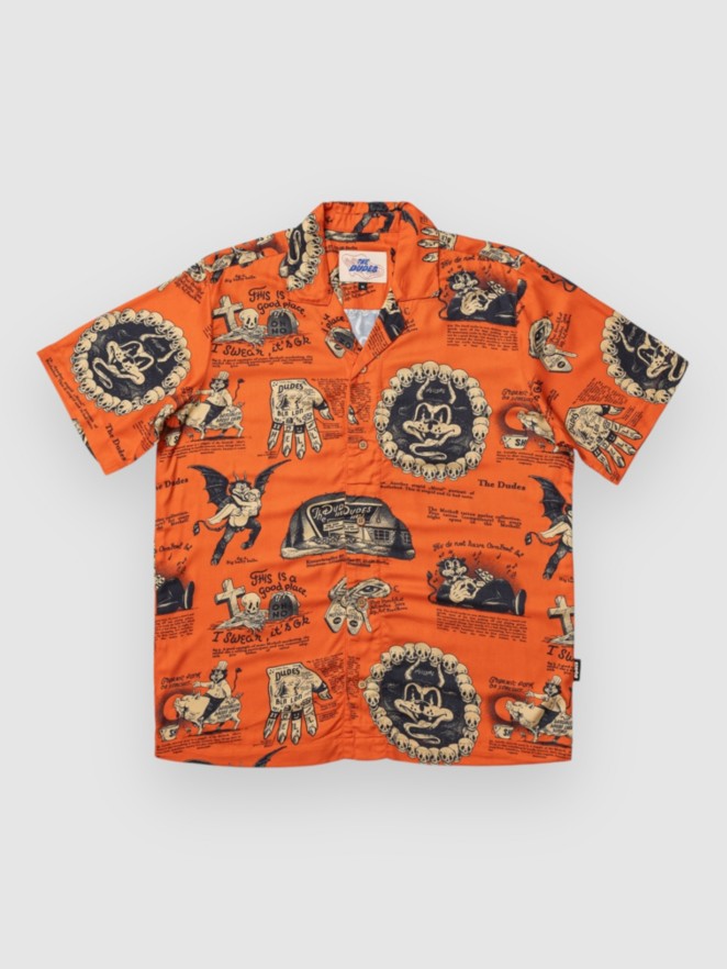 The Dudes Beelzebud Red Hawaiian Shirt