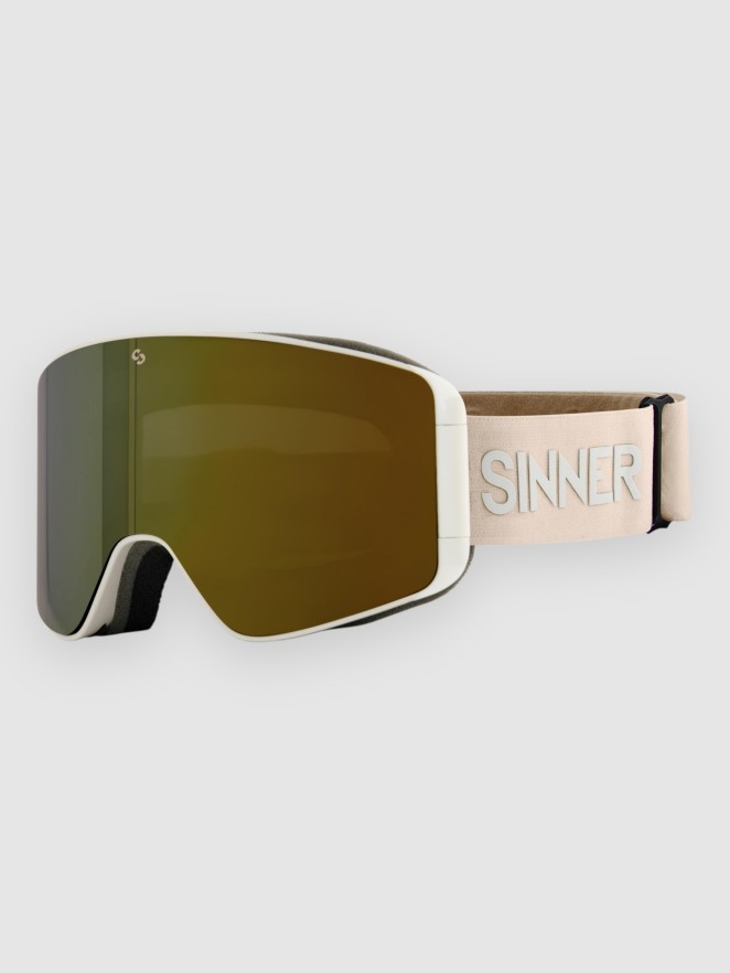 Sinner Aura Matte Light Grey (+ Bonus Lens) Goggle