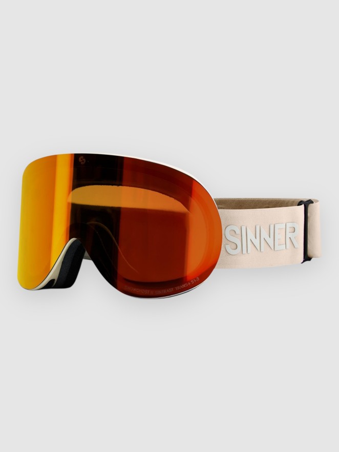 Sinner Taur Matte Light Grey Laskettelulasit