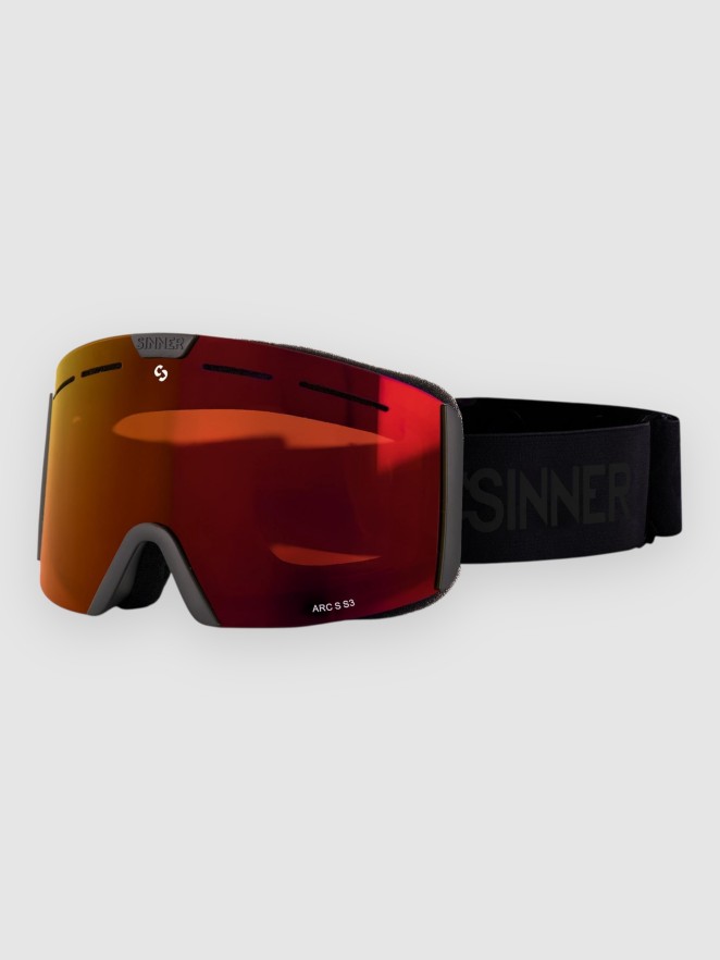 Sinner Arc S Matte Black Gogle