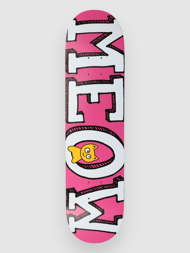 Meow Skateboards Logo Pink 7.75″ Skateboard Deck