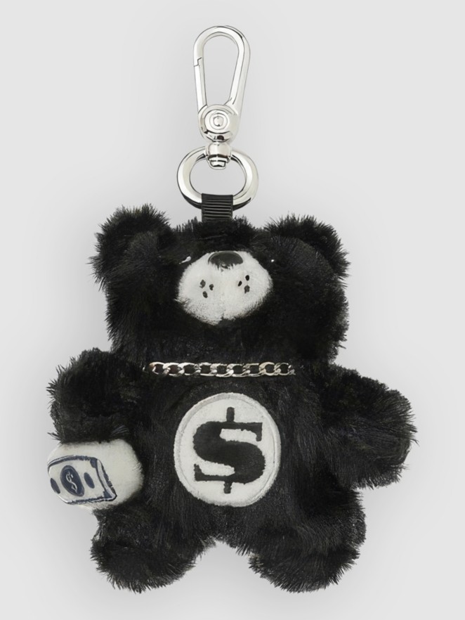 Sprayground Fur Cray Black Bear Cub Keychain