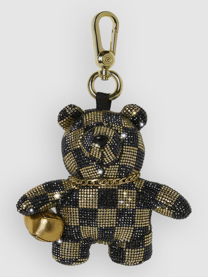 Sprayground Gold And Dangerous Bear Cub Keychain Jewelle