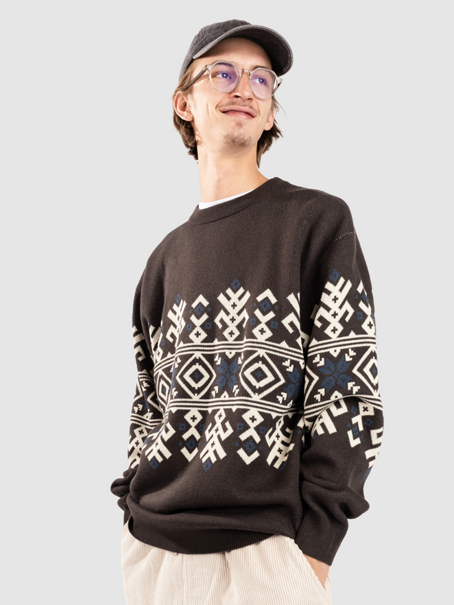 Blue Tomato Fair Isle Knit Strickpullover