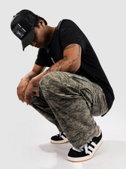 Camo Ripstop Cargo Pantaloni