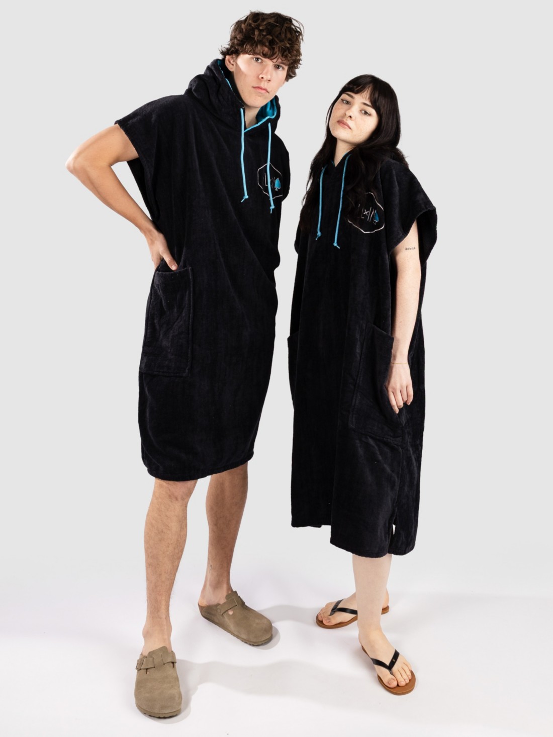 All-In Flash Line Classic Surf Poncho turquoise