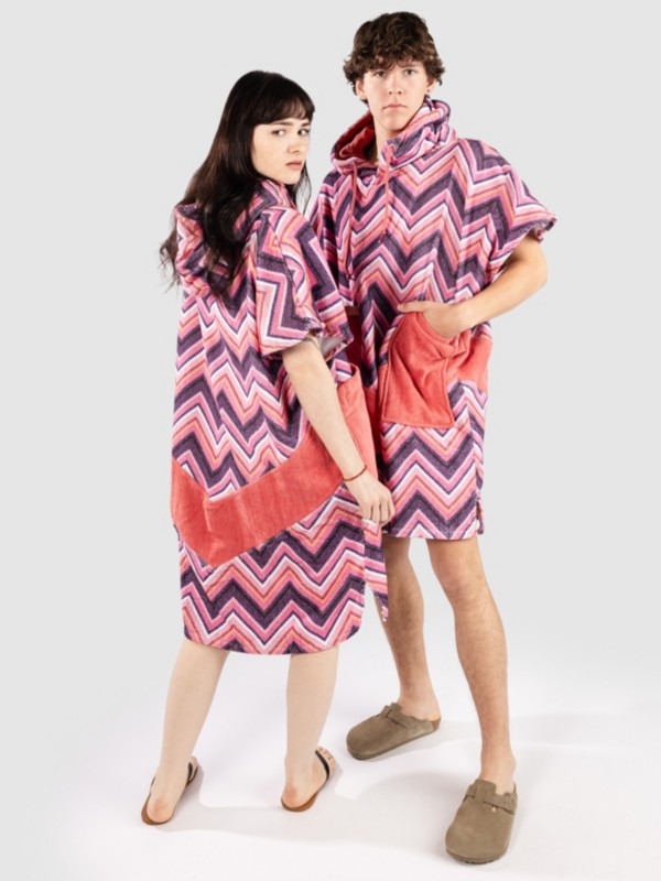 All-In Beach Crew Jacquard V Surf Poncho yucatan