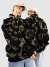 Urban Classics Oversized Pattern Teddy Troyer Zip Hoodie
