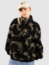 Urban Classics Oversized Pattern Teddy Troyer Half-Zip Flee