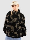 Urban Classics Oversized Pattern Teddy Troyer Zip Hoodie