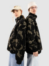 Urban Classics Oversized Pattern Teddy Troyer Zip Hoodie