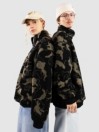 Urban Classics Oversized Pattern Teddy Troyer Zip Hoodie