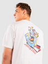 Santa Cruz Screaming Scratched Hand Chest T-paita