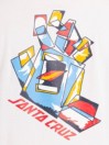 Santa Cruz Screaming Scratched Hand Chest Camiseta