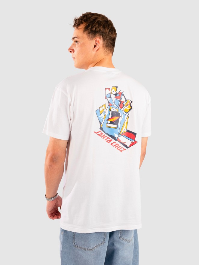 Santa Cruz Screaming Scratched Hand Chest Camiseta
