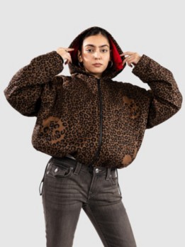 Lurking Class Death Leopard Hooded Giacca