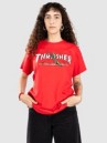 Thrasher Red Curb By Lsd Worldpeace T-Shirt