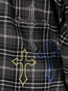Ninth Hall Boxy Crosses And Rhinestones Hemd