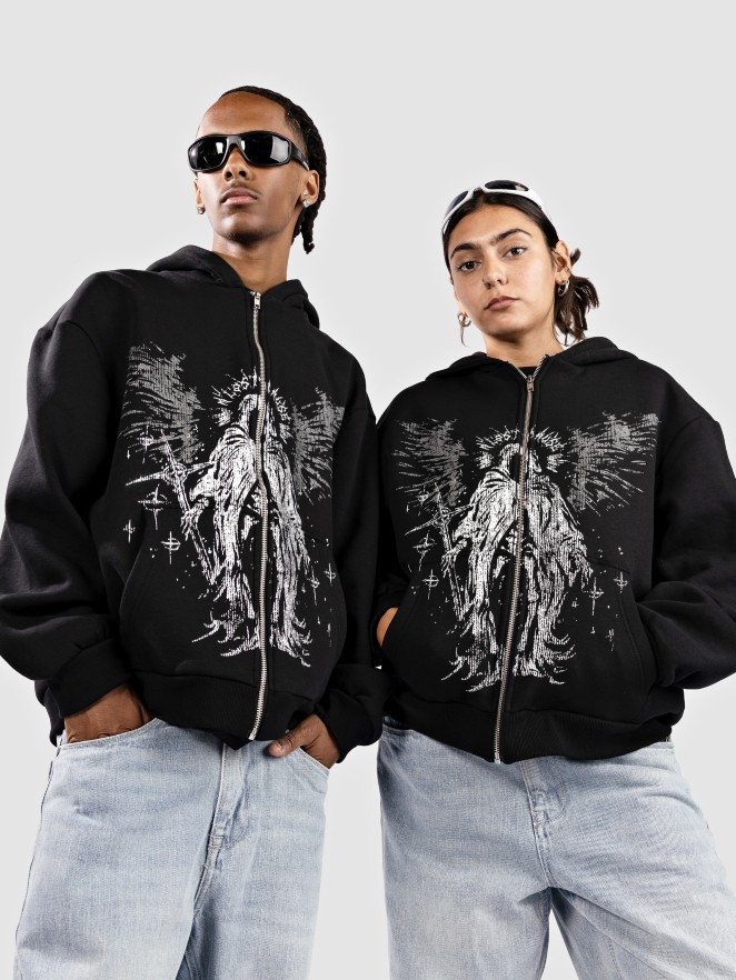 A Lost Cause Dark Angel Zip Hoodie