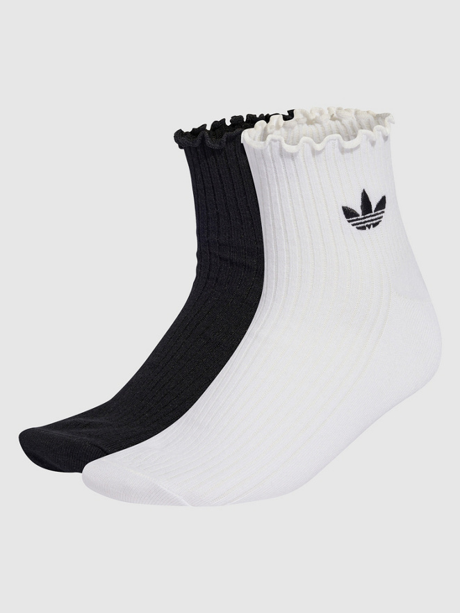 adidas Originals Ruffle 1/4 S 2P Socks