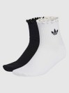 adidas Originals Ruffle 1/4 S 2P Socks