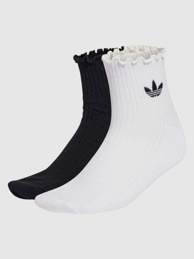 adidas Originals Ruffle 1/4 S 2P Socks