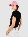 Urban Classics Cropped Button Up Rib T-Shirt