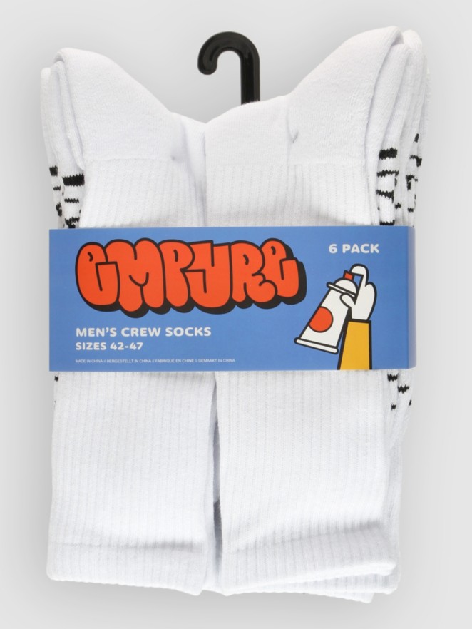 Empyre Crew 6 Pack Socks