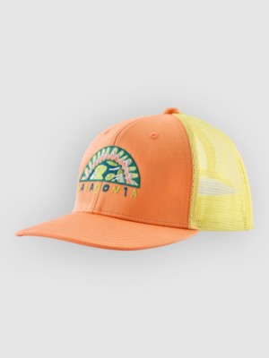 Patagonia Trucker Kids Cap Kinderen Planet/peach Sherbet