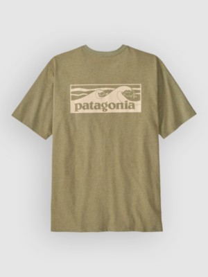 Patagonia Boardshort Logo Pocket Responsibili T-Shirt gumtree green kaufen