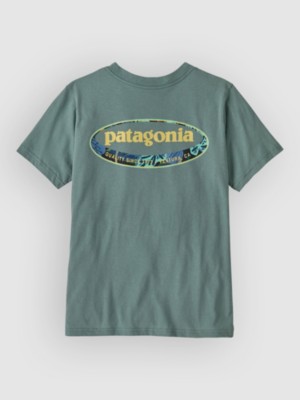 Patagonia Graphic Kids T-Shirt blu sg kaufen