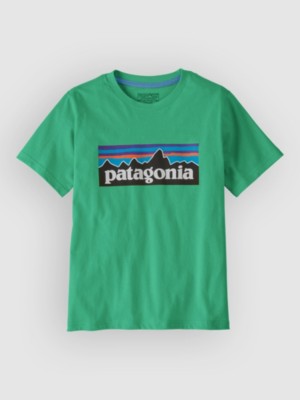 Patagonia P-6 Logo Kids T-Shirt aqua stone kaufen