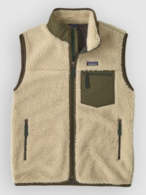 Patagonia Classic Retro-X Bodywarmer Dark Natural W/basin Grn