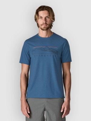 Patagonia Cap Cool Trail - Stratapeaks T-Shirt aquatic blue kaufen