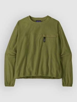 Patagonia Textured Fleece Pullover caper green kaufen