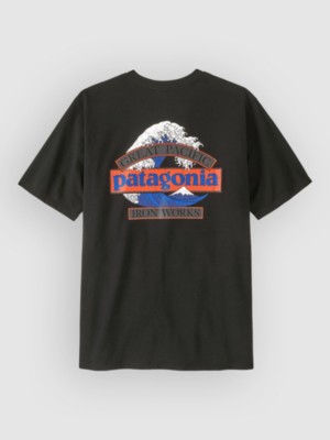 Patagonia Great Waves Responsibili- T-Shirt Zwart