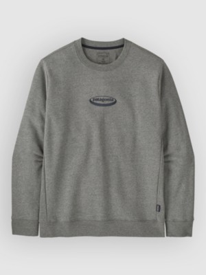 Patagonia 95 Oval Logo Uprisal Crew Sweater gravel heather kaufen