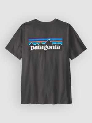 Patagonia P-6 Logo T-Shirt ink black kaufen
