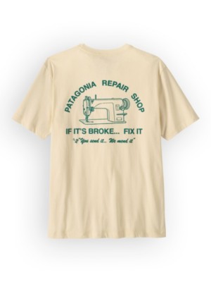 Patagonia Repair Shop T-Shirt undyed natural kaufen