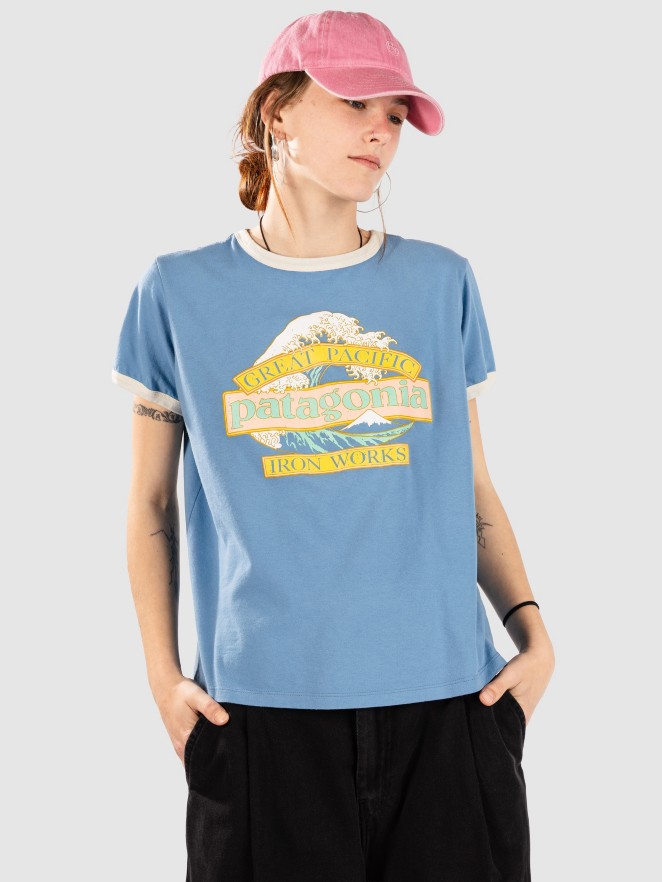 Patagonia Great Waves Ringer Tricko