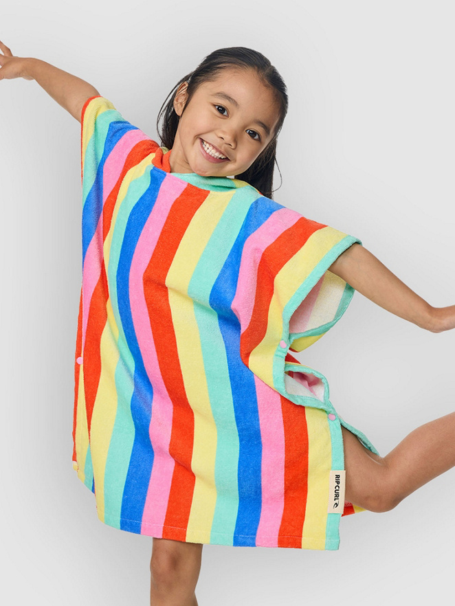 Rip Curl Mixed Snap Hooded Towel-Girl Surf Poncho