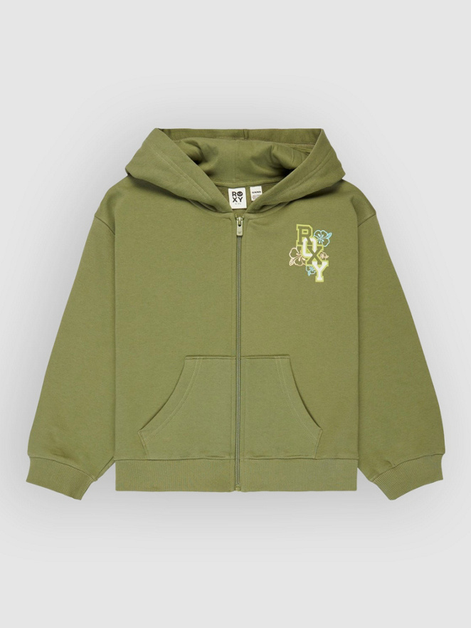 Roxy Midnight Hike Bruhsed Rg Kids Zip Hoodie