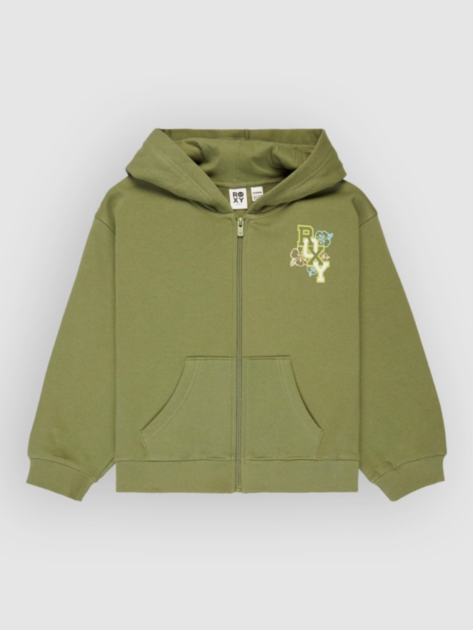 Roxy Midnight Hike Bruhsed Rg Kids Zip Hoodie