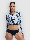 Roxy Active Ls Crop Top Lycra à longues manches