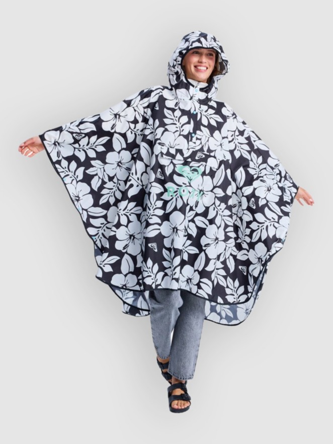 Roxy Midnight Rain Surf Poncho