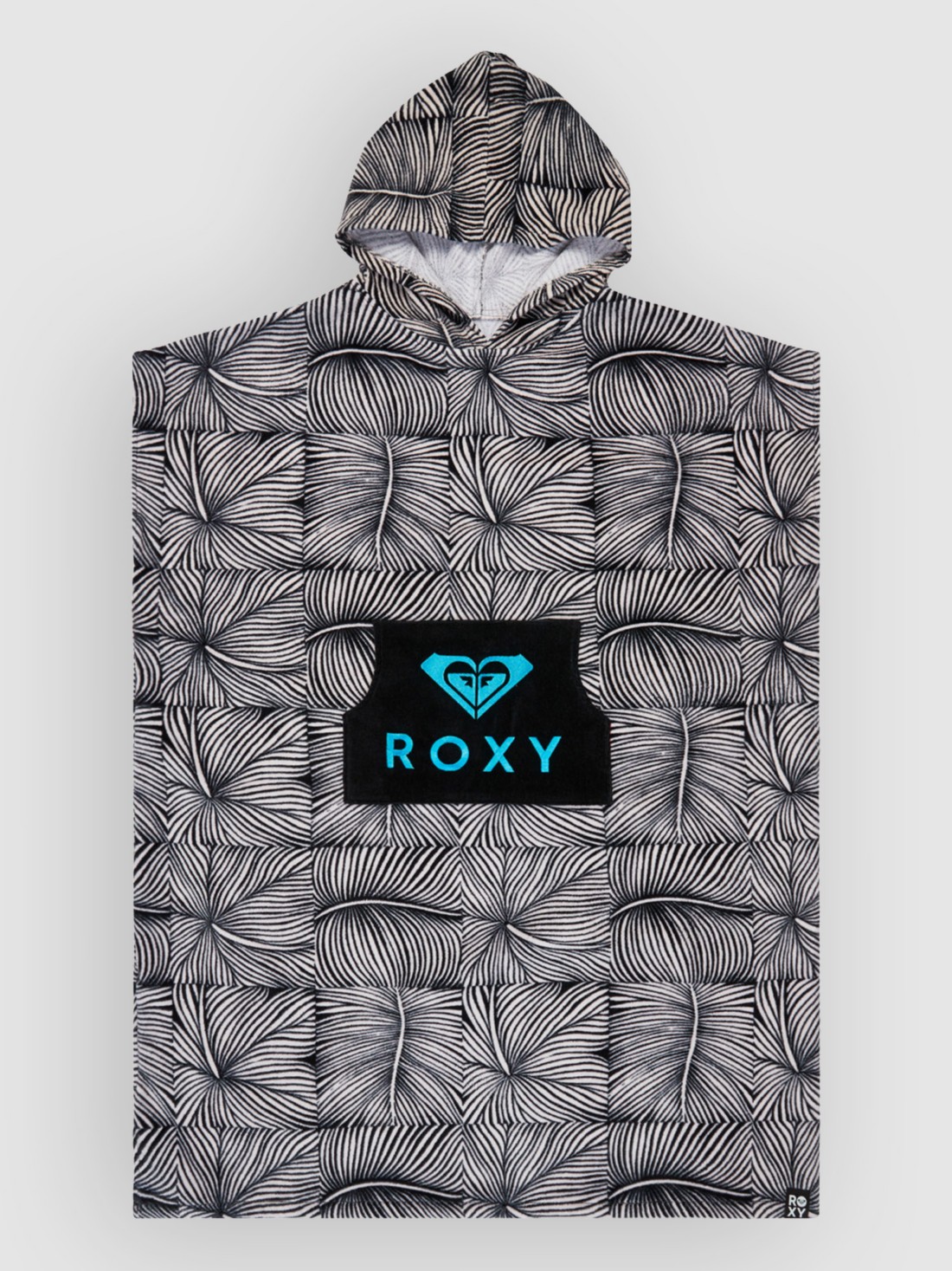 Roxy Pro Surf Surf Poncho anthracite popiscus