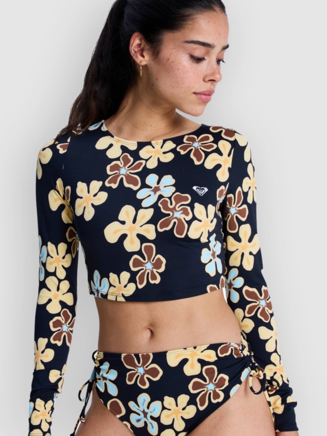 Roxy The Beach Babe Ls Crop Longsleeve Lycra