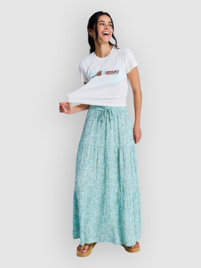 Roxy After Hours Crinckle Maxi Skirt