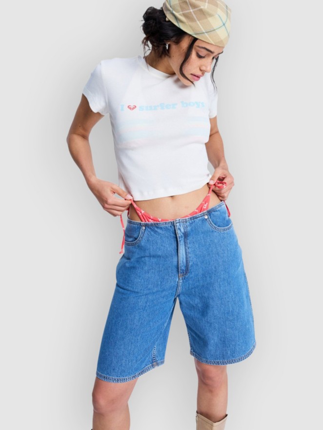 Roxy Cool Girl Longline Denim Shorts