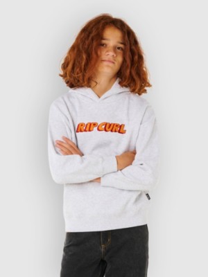 Rip Curl Eternal Shred Logo Kids Hoodie Grijs